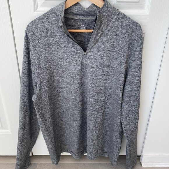 NWOT Club Monaco Athletic Zip Sweater - Picture 1 of 3